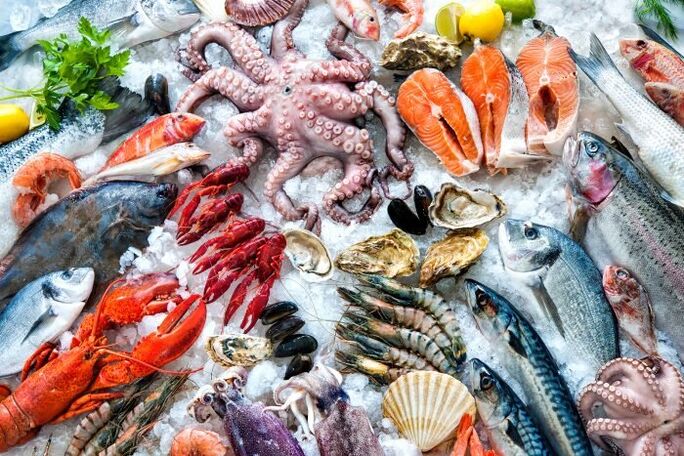 Seafood in men's diet for testosterone production